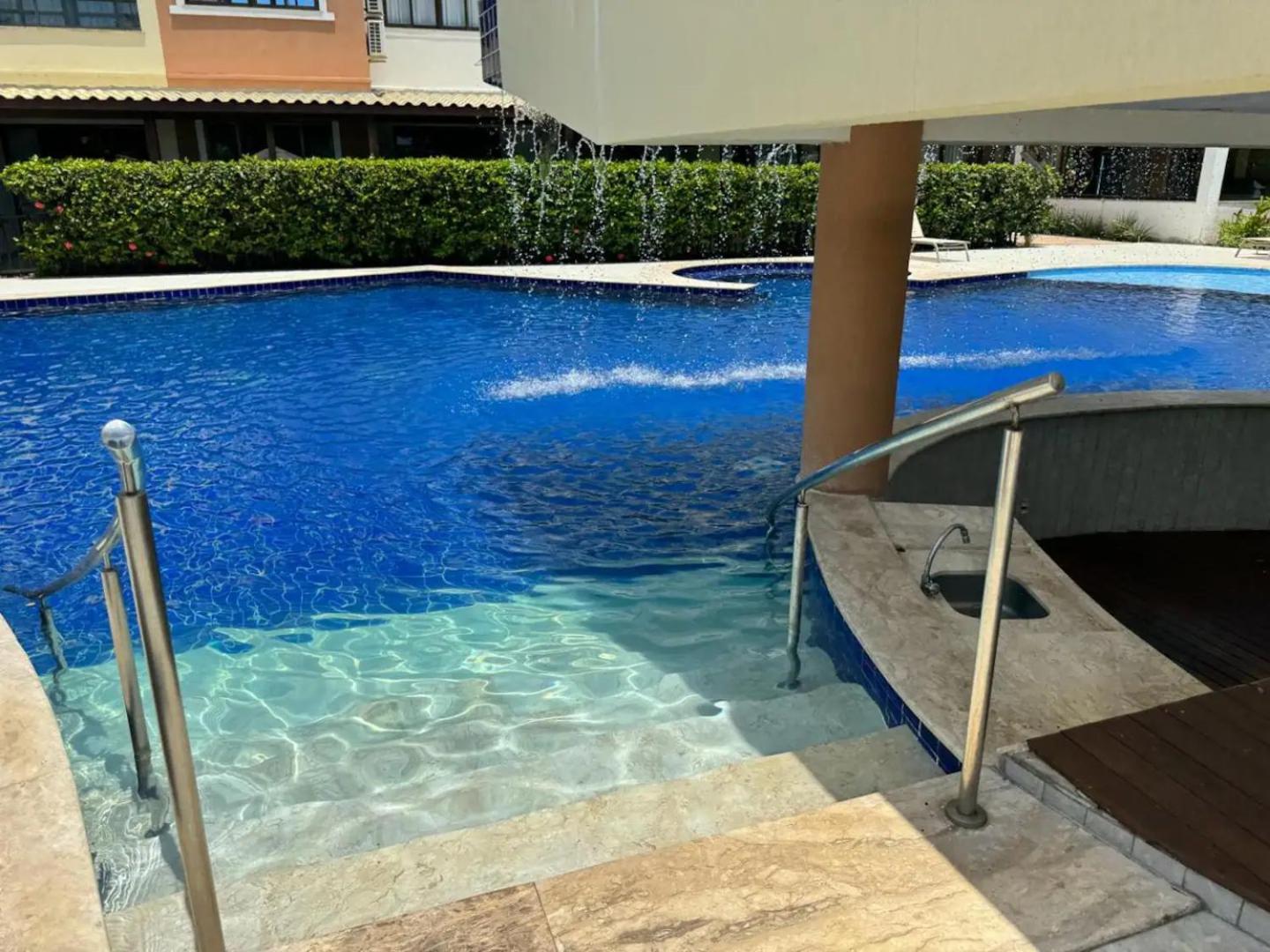 Apartment Paraiso Aguas - 2 Quartos Com Ar E Tv Em Todos Os Comodos - Incluso Roupa De Cama E Banho - Filtro De Agua Gelada E Maquina De Lavar Dentro Do - Total Conforto Vc E Sua Familia - Cond A Beira Da Lagoa E Perto Da Guarajuba