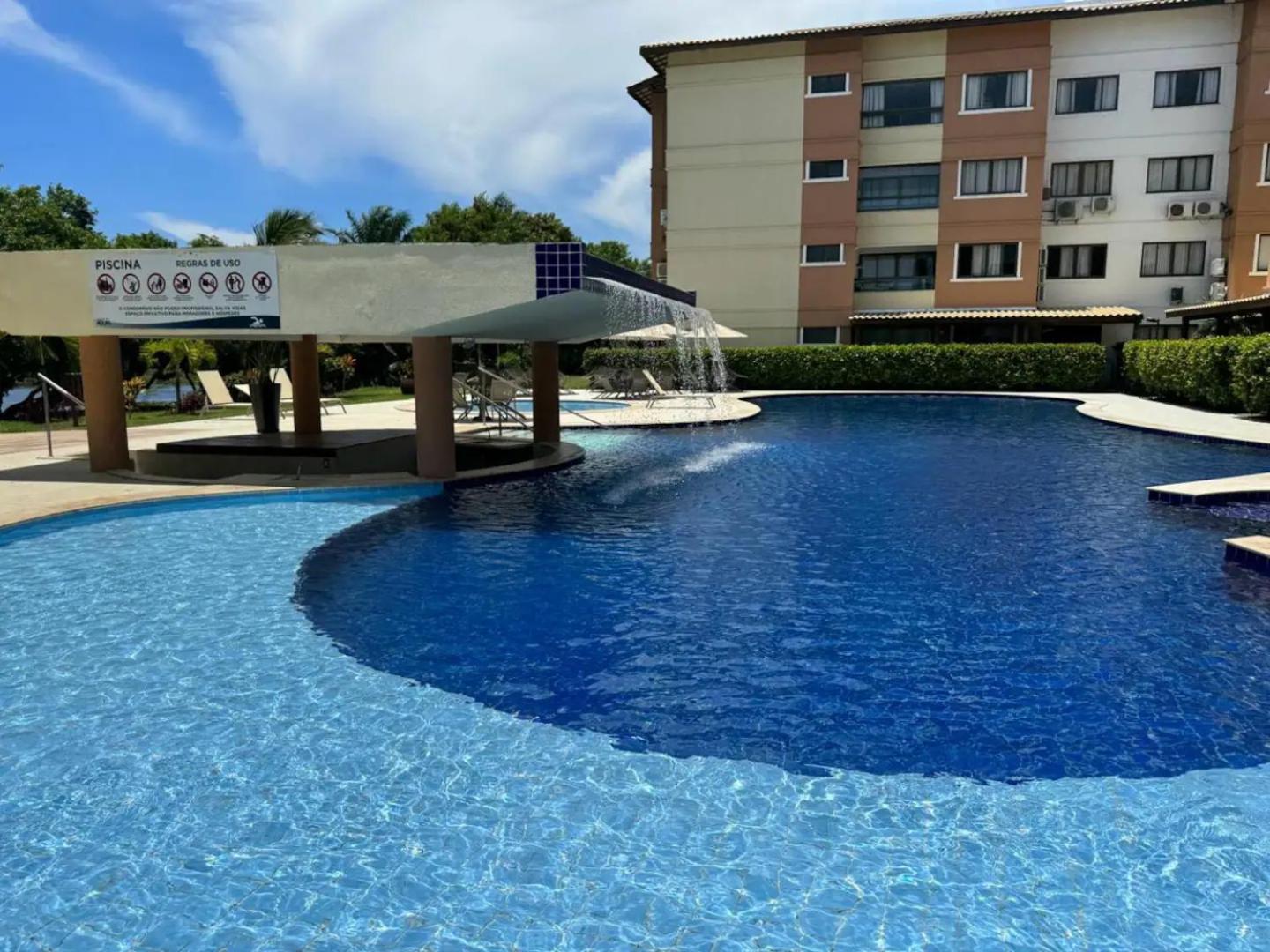 Apartment Paraiso Aguas - 2 Quartos Com Ar E Tv Em Todos Os Comodos - Incluso Roupa De Cama E Banho - Filtro De Agua Gelada E Maquina De Lavar Dentro Do - Total Conforto Vc E Sua Familia - Cond A Beira Da Lagoa E Perto Da *
